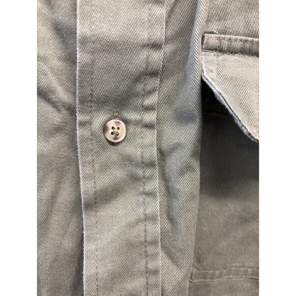 Wrangler Men’s Button Down Western XL Big & Tall Army Green - Picture 3 of 5